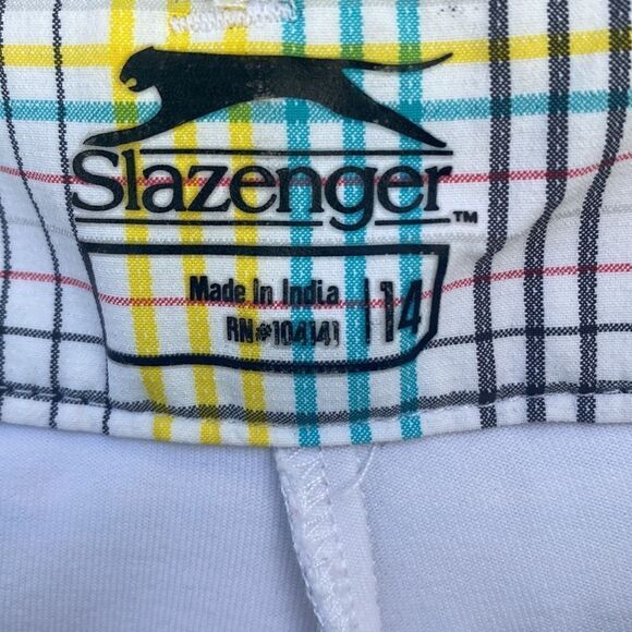 Slazenger Plaid Golf Skirt Skort Sz 14 Worn Once - Picture 11 of 11